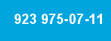 923 975-07-11 923 975-07-11